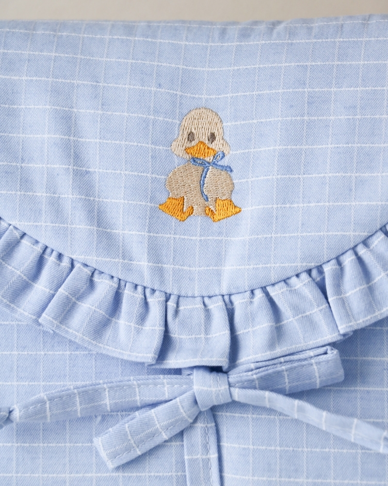 Fasciatoio Nuvola - azzurro con papero - immagine 4