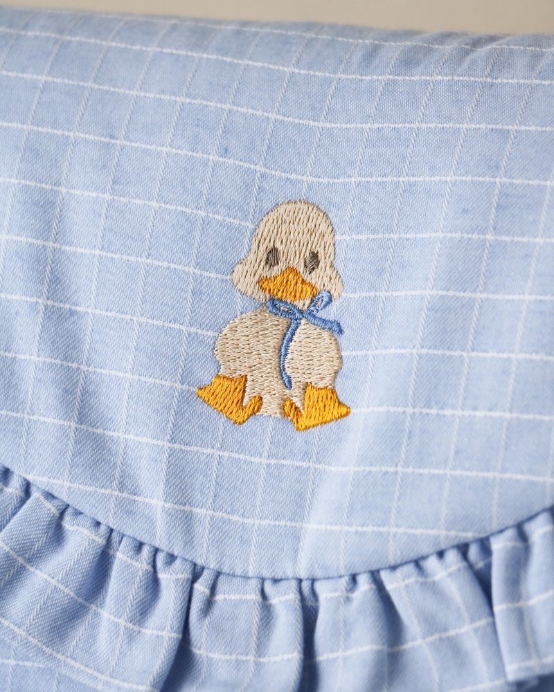 Fasciatoio Nuvola - azzurro con papero - immagine 8