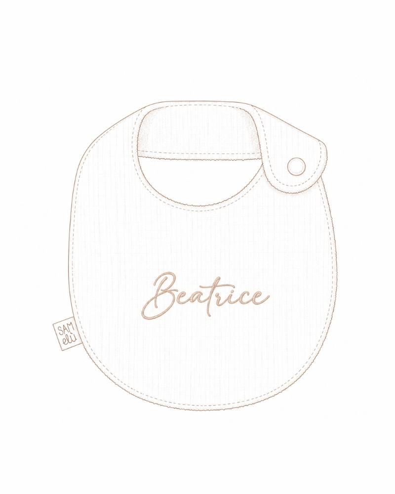 disegno di bavaglino personalizzato